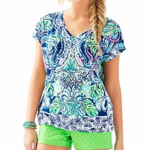 Lilly Pulitzer Hartwell Linen Top S/M